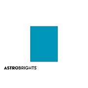 Astrobrights Colored Paper, 24 lbs., 8.5" x 11", Celestial Blue, 500 Sheets/Ream (22661)