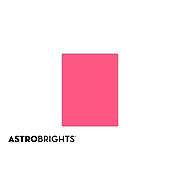 Astrobrights Colored Paper, 24 lbs., 8.5" x 11", Plasma Pink, 500 Sheets/Ream (22119)