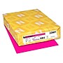 Astrobrights Colored Paper, 24 lbs., 8.5" x 11", Fireball Fuchsia, 500 Sheets/Ream (22681/21688)~#|#~s1191478_sc7