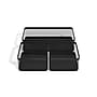 TRU RED™ 3-Compartment Stackable Wire Mesh Desk Organizer, Matte Black (TR57547)~#|#~s1191567_sc7