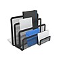 TRU RED™ 4-Compartment Wire Mesh Letter Holder, Matte Black (TR57562)~#|#~s1191577_sc7