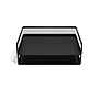TRU RED™ Side Load Stackable Metal Letter Tray, Matte Black, 2/Pack (TR57563)~#|#~s1191610_sc7