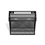 Staples 3 Compartment Wire Mesh File Organizer, Matte Black, 4/Case (57553CT)~#|#~s1191623_sc7