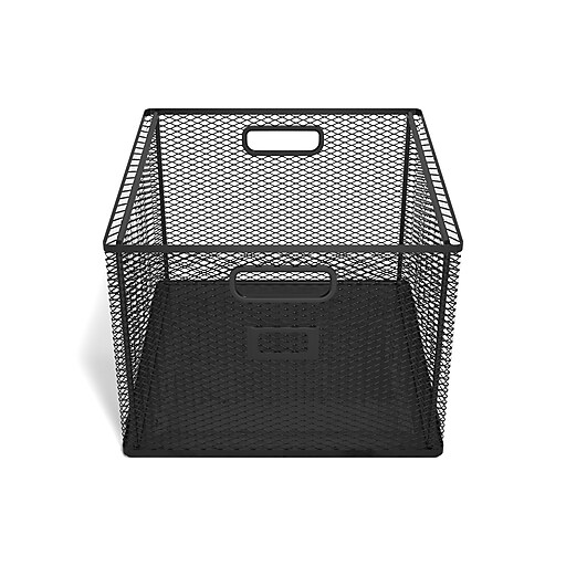 TRU RED™ Wire Mesh File Organizer, Matte Black (TR57549) Staples