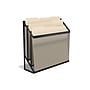 Staples 3 Compartment Wire Mesh File Organizer, Matte Black, 4/Case (57553CT)~#|#~s1191629_sc7
