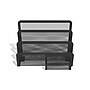TRU RED™ 4-Compartment Wire Mesh Letter Holder, Matte Black (TR57562)~#|#~s1191648_sc7