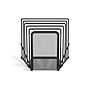 TRU RED™ 6-Compartment Wire Mesh Letter Holder, Matte Black (TR57561)~#|#~s1191649_sc7
