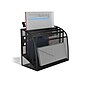 TRU RED™ 4-Pocket Mesh Letter Wall File, Black (TR57581-CC)~#|#~s1191655_sc7