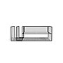 TRU RED™ 4-Compartment Metal Mesh File Organizer, Matte Black (TR57538)~#|#~s1191666_sc7