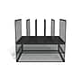 Staples 7 Compartment Wire Mesh File Organizer, Matte Black, 2/Case (TR57537CT)~#|#~s1191669_sc7