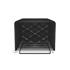 TRU RED™ 7-Compartment Wire Mesh File Organizer, Matte Black