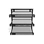 TRU RED™ 3-Compartment Metal Mesh File Organizer, Matte Black (TR57556)~#|#~s1191711_sc7