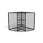 TRU RED™ 4-Compartment Wire Mesh Corner Organizer, Matte Black (TR57976)~#|#~s1191714_sc7