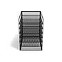 TRU RED™ 6-Compartment Metal Mesh File Organizer, Matte Black (TR57565)~#|#~s1191719_sc7