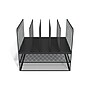 Staples 7 Compartment Wire Mesh File Organizer, Matte Black, 2/Case (TR57537CT)~#|#~s1191731_sc7