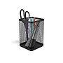 TRU RED™ Jumbo Stackable Metal Mesh Pen Holder, Matte Black (TR57573-CC)~#|#~s1191734_sc7