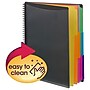 Smead Poly Project Letter Size Solid Cover Presentation Book, Gray/Bright Colors (89207)~#|#~s1192360_sc7