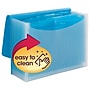 Smead Moisture Resistant Plastic Accordion File, 12-Pocket, Letter Size, Teal/Clear (70869)~#|#~s1192395_sc7