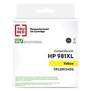 TRU RED™ Remanufactured Yellow High Yield Ink Cartridge Replacement for HP 981X (L0R11A)