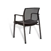 Union & Scale™ Prestige Esler Mesh/Fabric Guest Chair, Black (UN28355)