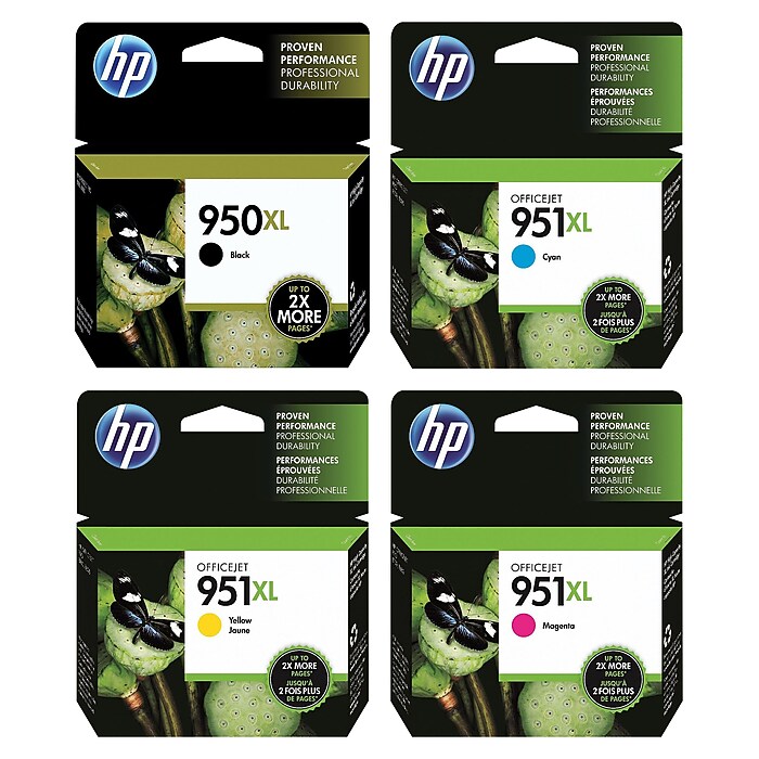 HP 950XL/951XL Black/Cyan/Magenta/Yellow High Yield Ink Cartridge