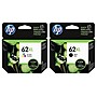 HP 62XL Black/Tri-Color High Yield Ink Cartridge, 2/Pack (N9H64FNXL-VB)~#|#~s1194549_sc7