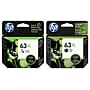 HP 63XL Black/Tri-Color High Yield Ink Cartridge, 2/Pack (LOR46ANXL-VB)~#|#~s1194550_sc7