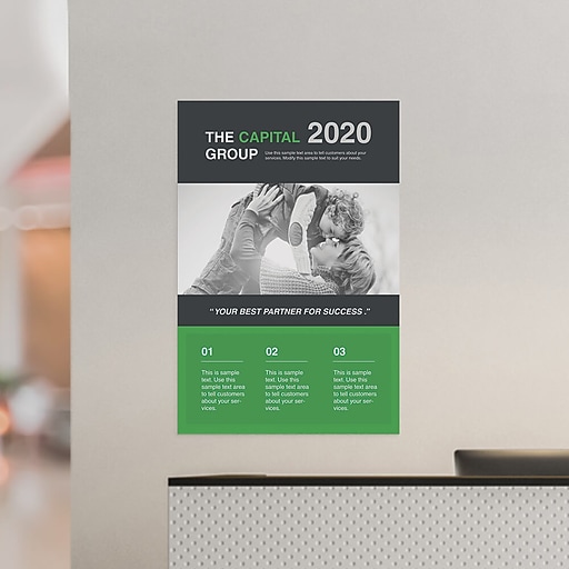 Custom Adhesive Posters by Staples® Print Services Staples