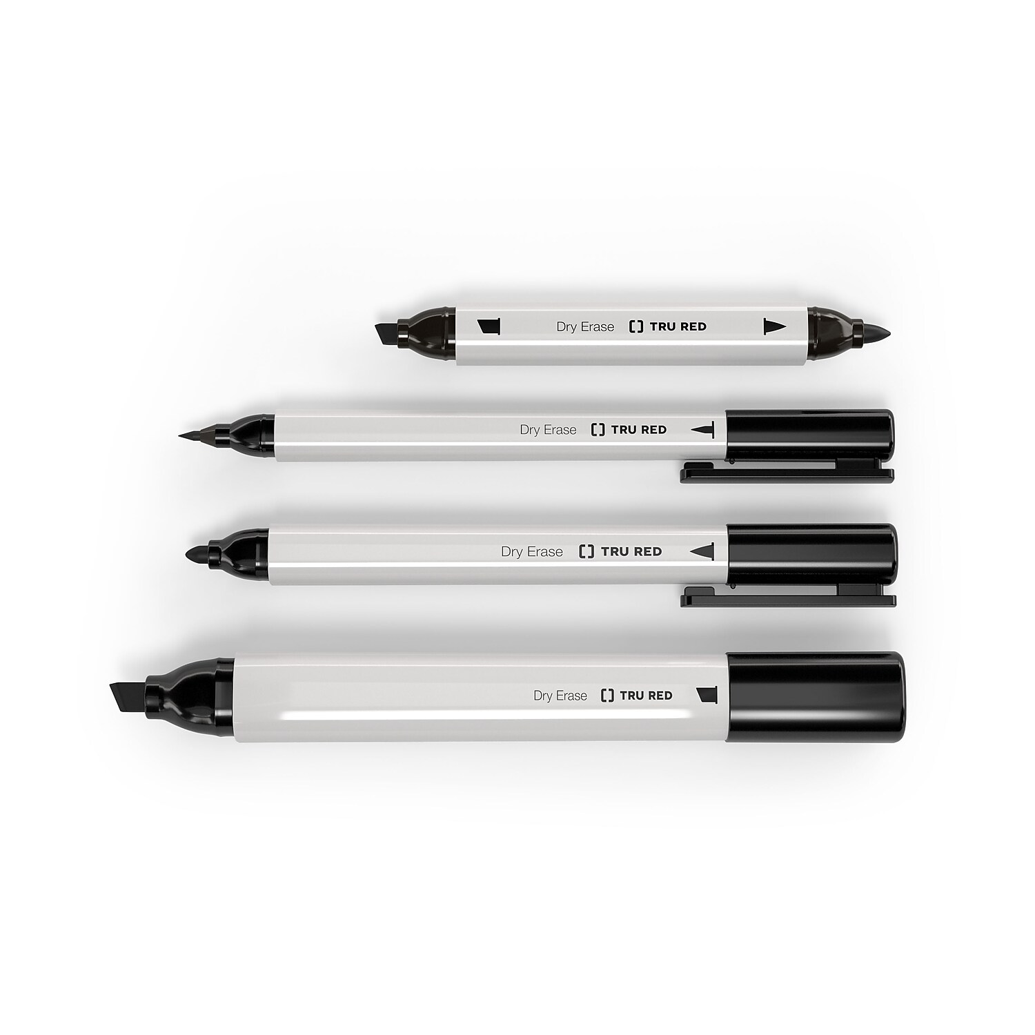 MyOfficeInnovations Tank Dry Erase Markers Chisel Tip Asst 36/Pack 24376610