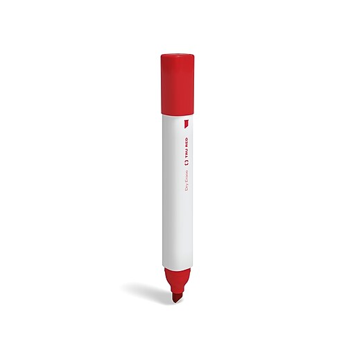 TRU RED™ Tank Dry Erase Markers, Chisel Tip, Assorted, 12/Pack (TR54567) at Staples