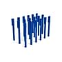 TRU RED™ Quick Dry Gel Pens, Fine Point, 0.5mm, Blue, 24/Pack (TR54475)~#|#~s1195099_sc7