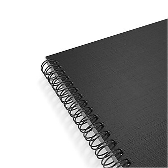TRU RED™ Medium Soft Cover Ruled Notebook, Black (TR54987)