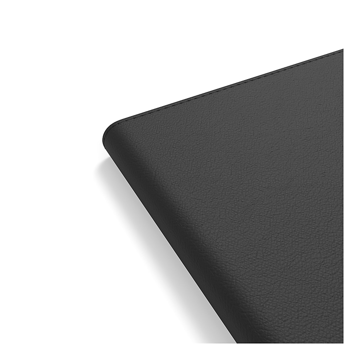 TRU RED™ Medium Folio Soft Cover Ruled Notebook, Black