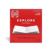 TRU RED™ Square Explore Journal, Dotted, Black (TR58432-CC)
