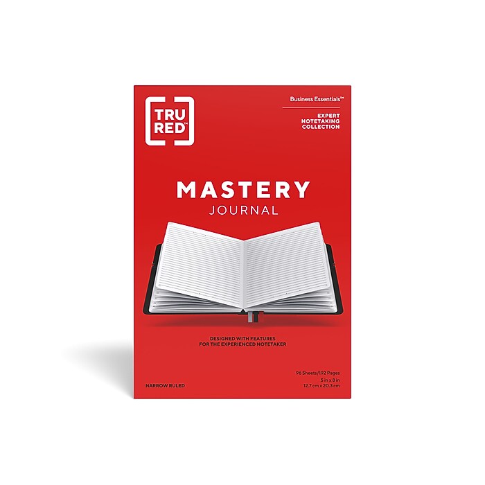 TRU RED™ Medium Mastery Journal, Black (TR58434) | Staples