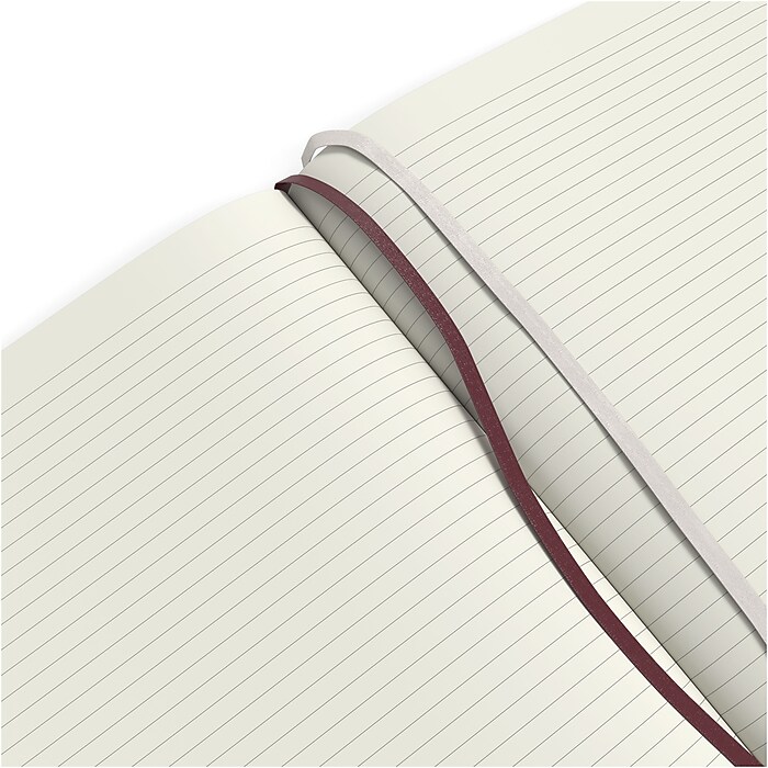 STAPLES Large Hardcover Ruled Journal, Purple – Durable Writing