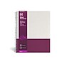 TRU RED™ Large Hard Cover Ruled Notebook, Gray/Purple (TR55739)~#|#~s1195598_sc7