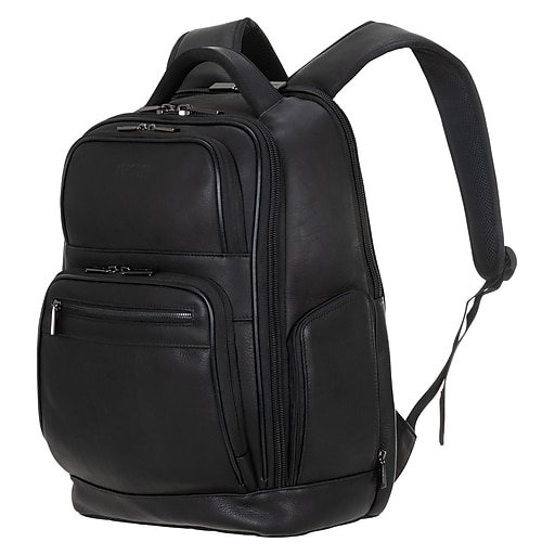 Kenneth Cole Reaction Laptop Backpack, Solid, Black (5712745) at Staples