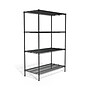 Coastwide Professional™ 4-Shelf Wire Unit, 48"W, Black (CW25476)~#|#~s1195941_sc7