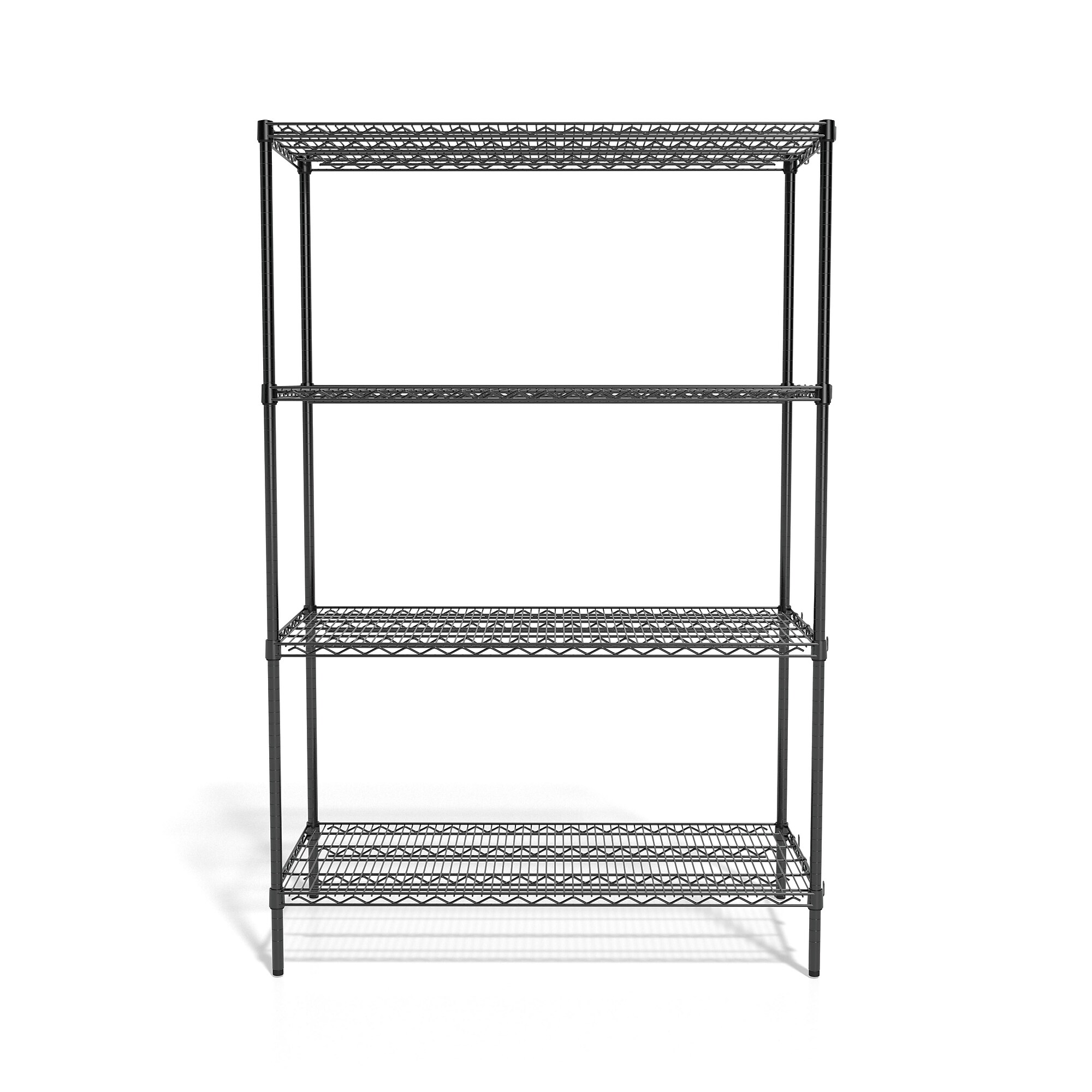 Coastwide Professional 4-Shelf Wire Unit, 48″W, Black Sansujyuku sansujyuku.com