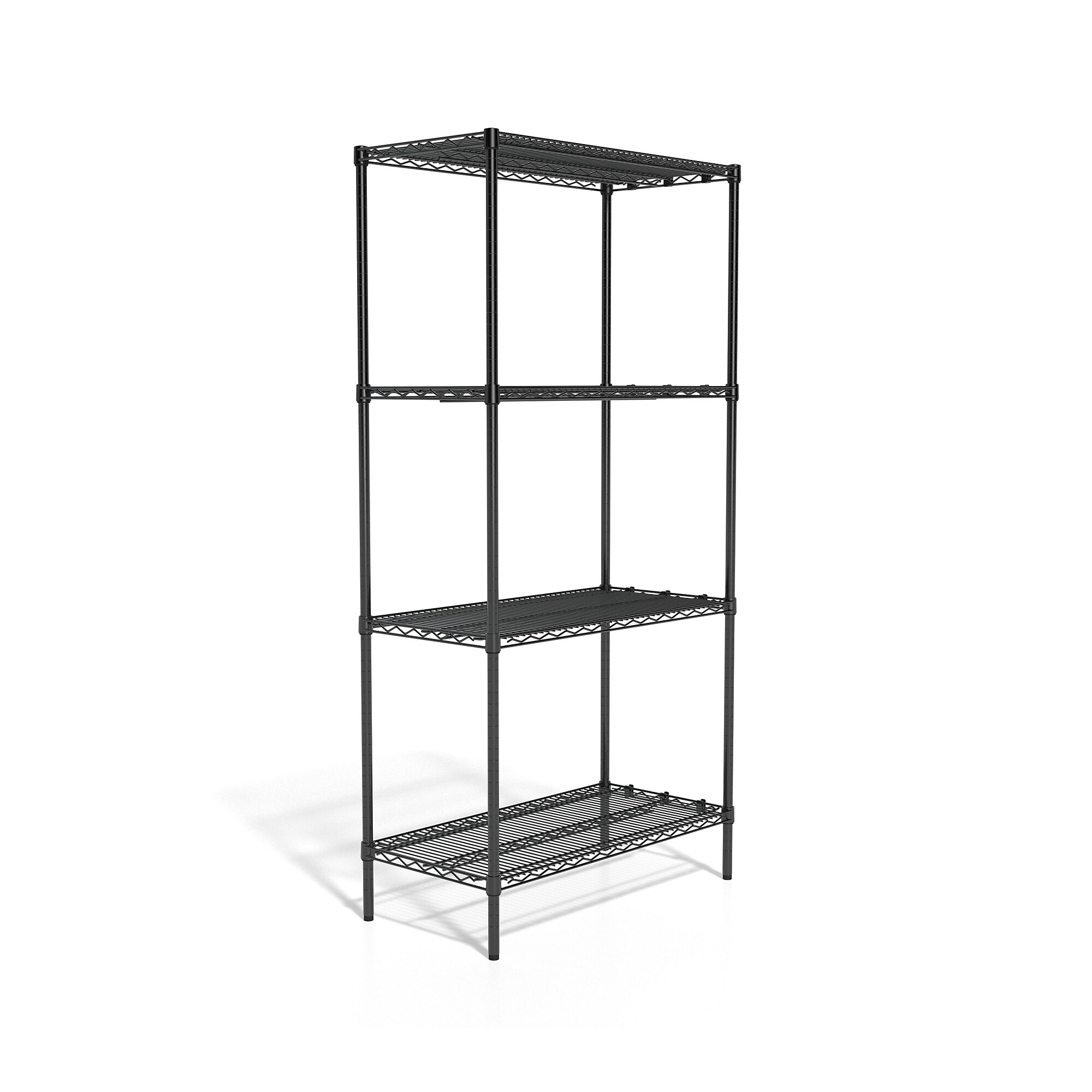 Coastwide Professional 4-Shelf Wire Unit, 36″W, Black (CW25470) Sansujyuku sansujyuku.com