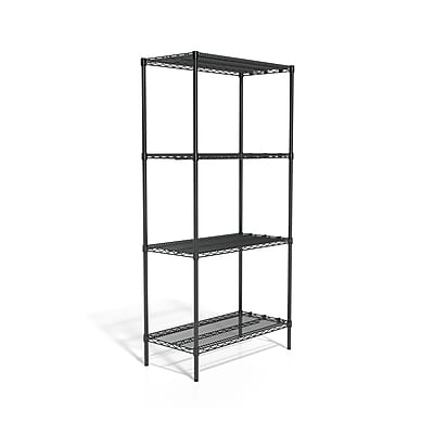 Coastwide Professional 4-Shelf Wire Unit, 36″W, Black (CW25470) Sansujyuku sansujyuku.com