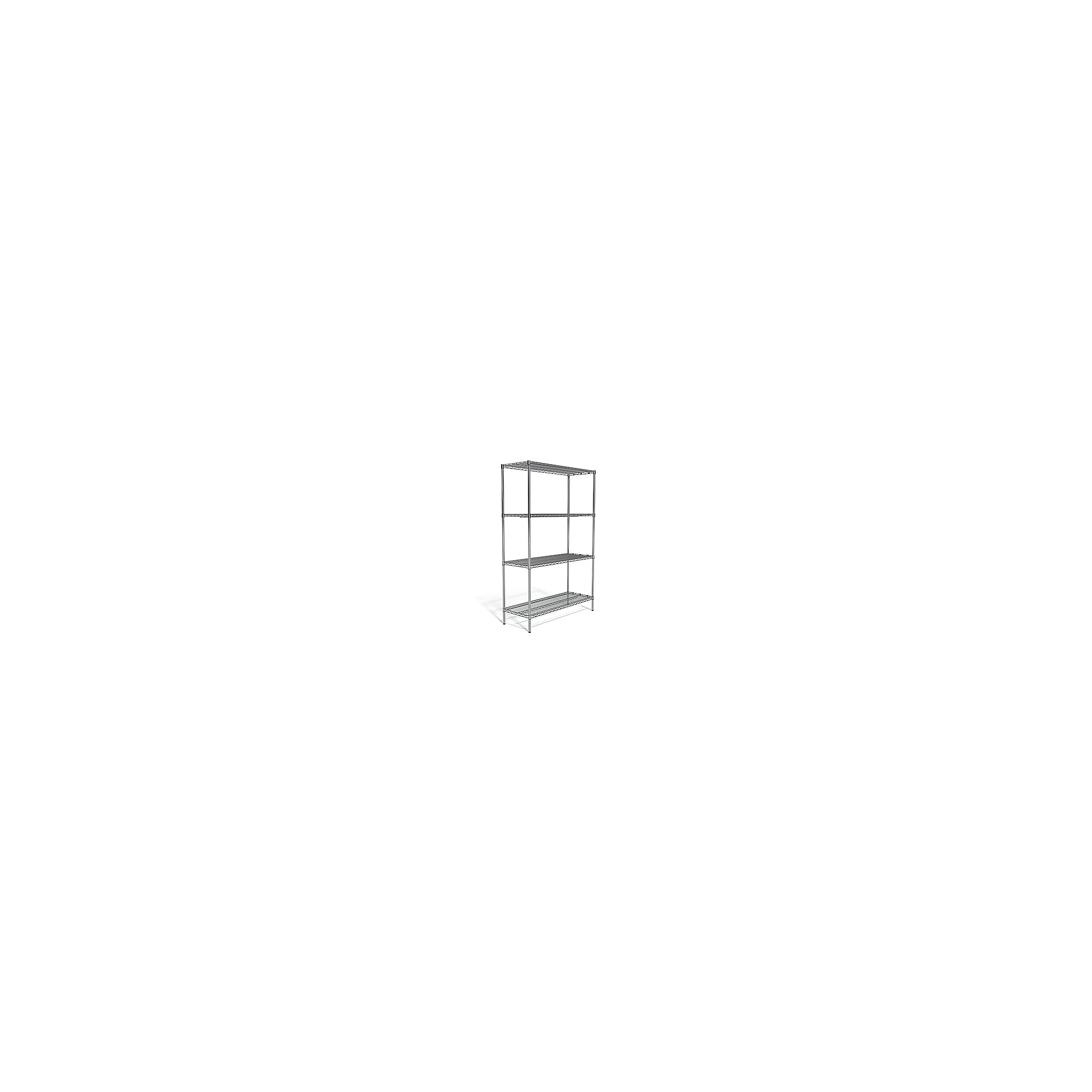 Coastwide Professional 4-Shelf Wire Unit, 48″W, Chrome (CW25477) Sansujyuku sansujyuku.com