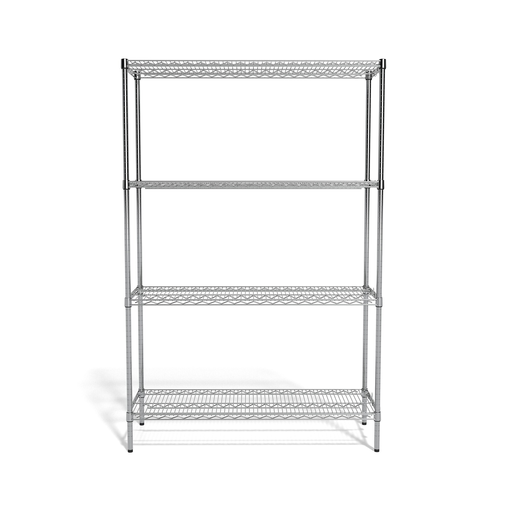 Coastwide Professional 4-Shelf Wire Unit, 48″W, Chrome (CW25477) Sansujyuku sansujyuku.com