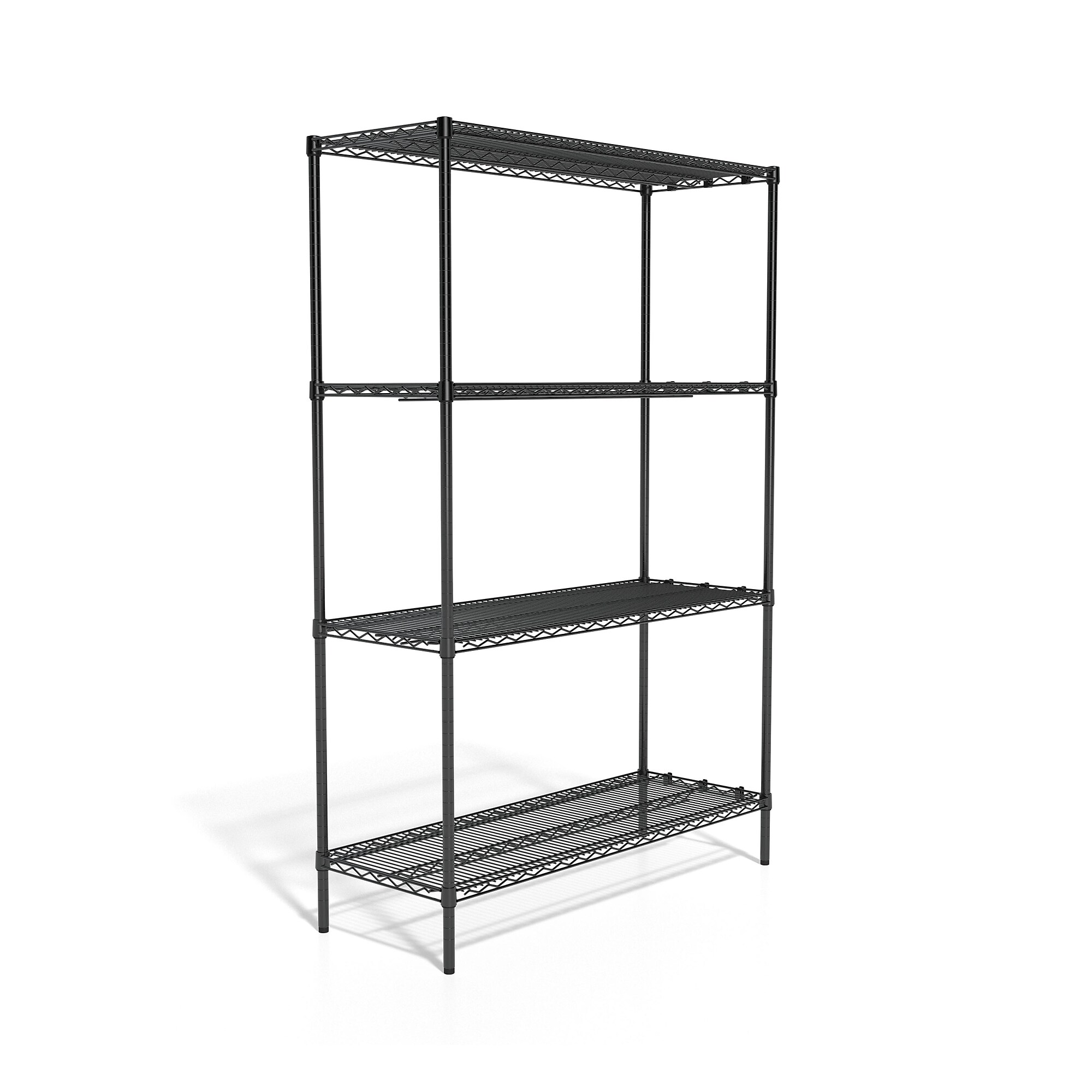 Coastwide Professional 4-Shelf Wire Unit, 48″W, Black (CW25471) Sansujyuku sansujyuku.com