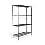 Coastwide Professional™ 4-Shelf Wire Unit, 48"W, Black (CW25471)~#|#~s1196003_sc7
