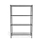 Coastwide Professional™ 4-Shelf Wire Unit, 48"W, Black (CW25471)~#|#~s1196006_sc7