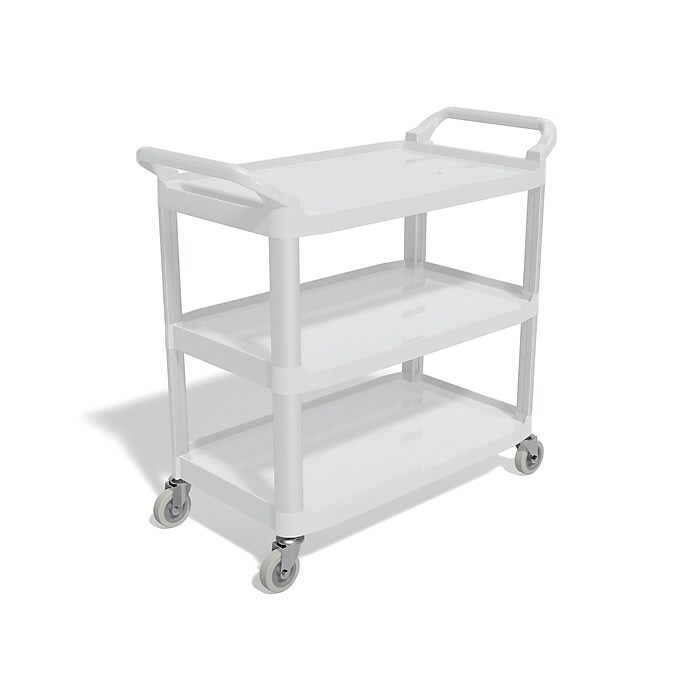 ワイルドサイド3本セット WSS61UL WSS61L WSC-ST610ML Staples 3-Shelf Polypropylene Mobile Utility Cart with Swivel