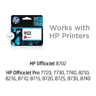 HP 952 Magenta Standard Yield Ink Cartridge (L0S52AN#140)