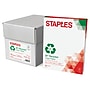 Staples 30% Recycled 8.5" x 11" Copy Paper, 20 lbs., 92 Brightness, 500 Sheets/Ream, 5 Reams/Carton (51959-US)~#|#~s1196957_sc7